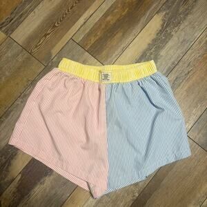 Shein cotton candy boxers | Stripes |Baggy Y2K Shorts| Punk